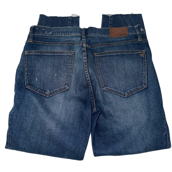 Madewell 9" Mid-Rise Skinny Jeans in Paloma Wash: Raw-Hem Edition Size 31” - Picture 8 of 9